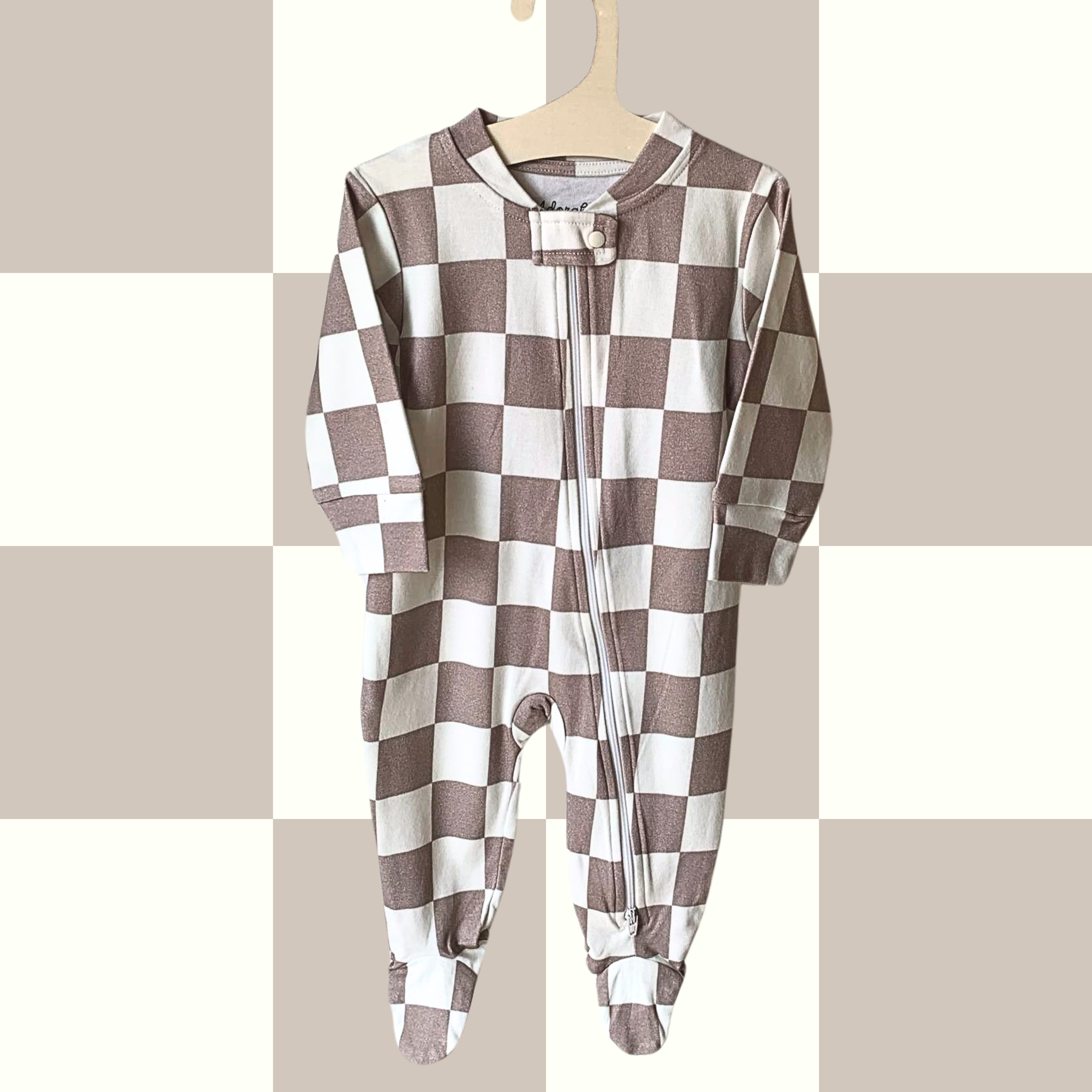 Pyjama Onesie en coton bio avec imprimé