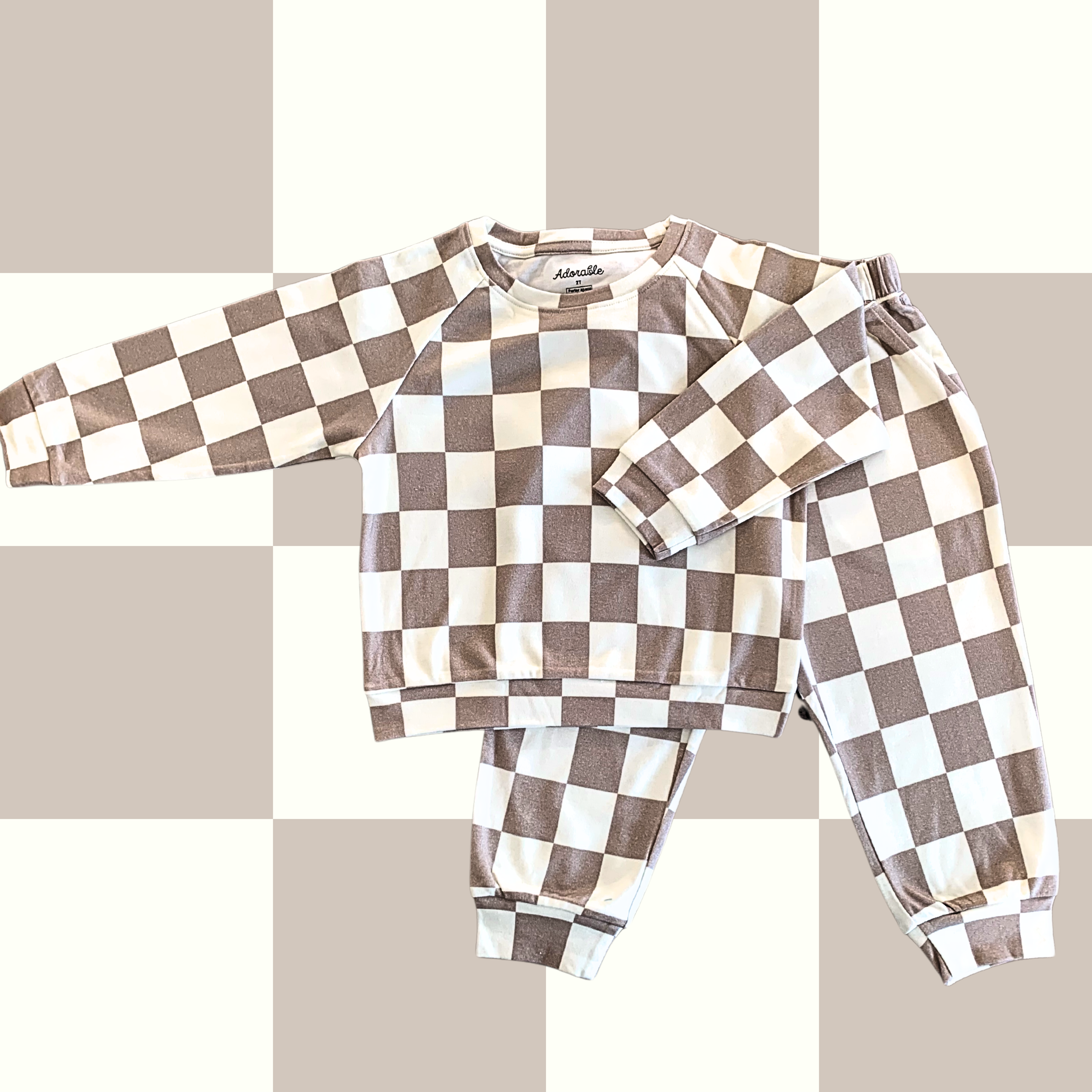 Ensemble pyjama 2 pièces en coton biologique