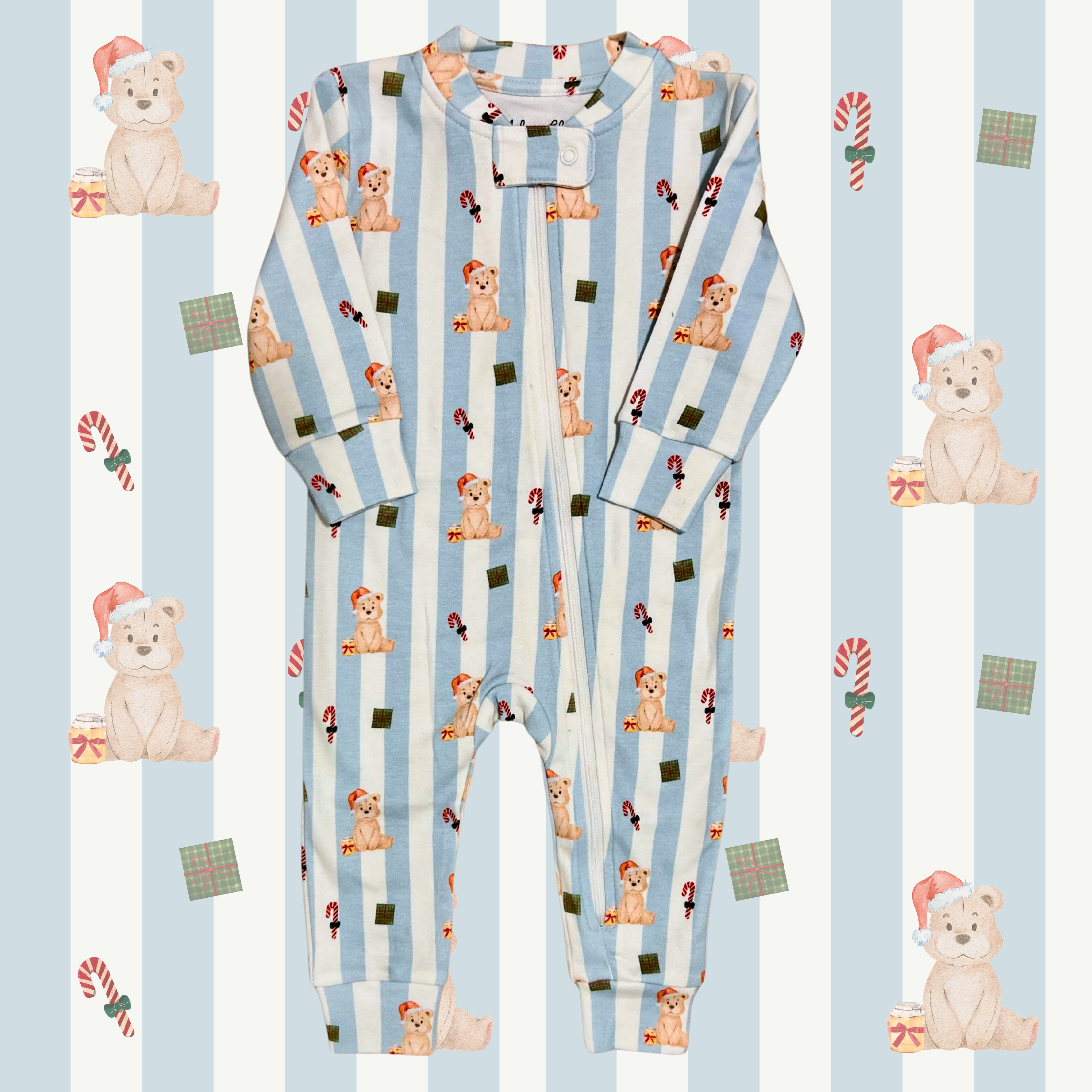 Pyjamas de Noël avec oursons