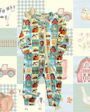 EN PRÉVENTE - Pyjama Automne onesie en 100% cotton biologique